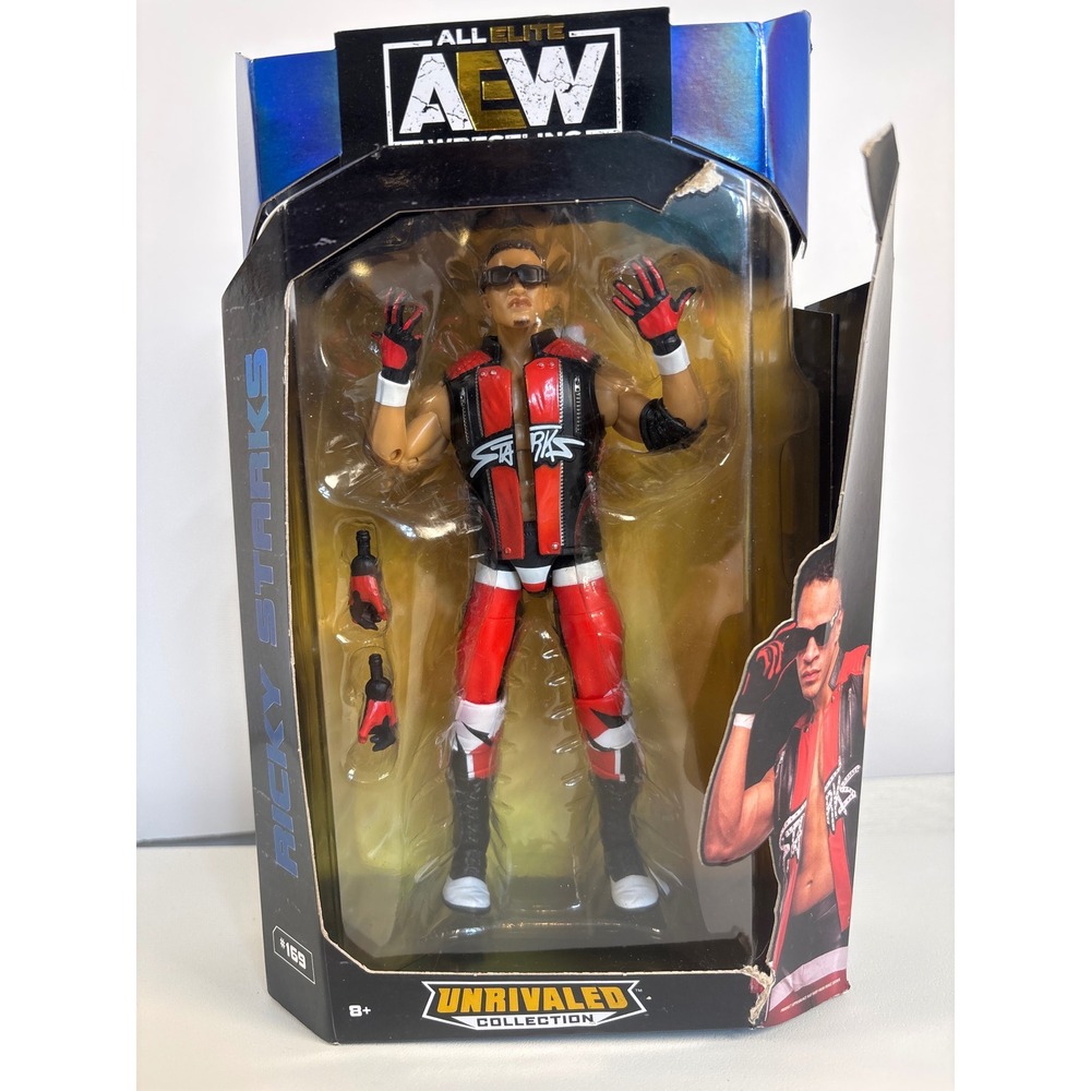 AEW Unrivaled Series 15 Ricky Starks 169 Action Figure Walmart Exclusive - Read